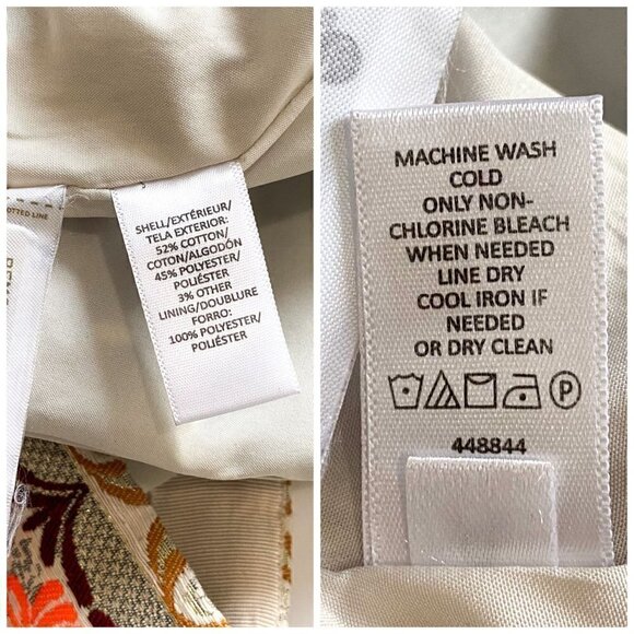 Loft Floral Brocade Mini Skirt, size 6P - Picture 4 of 6